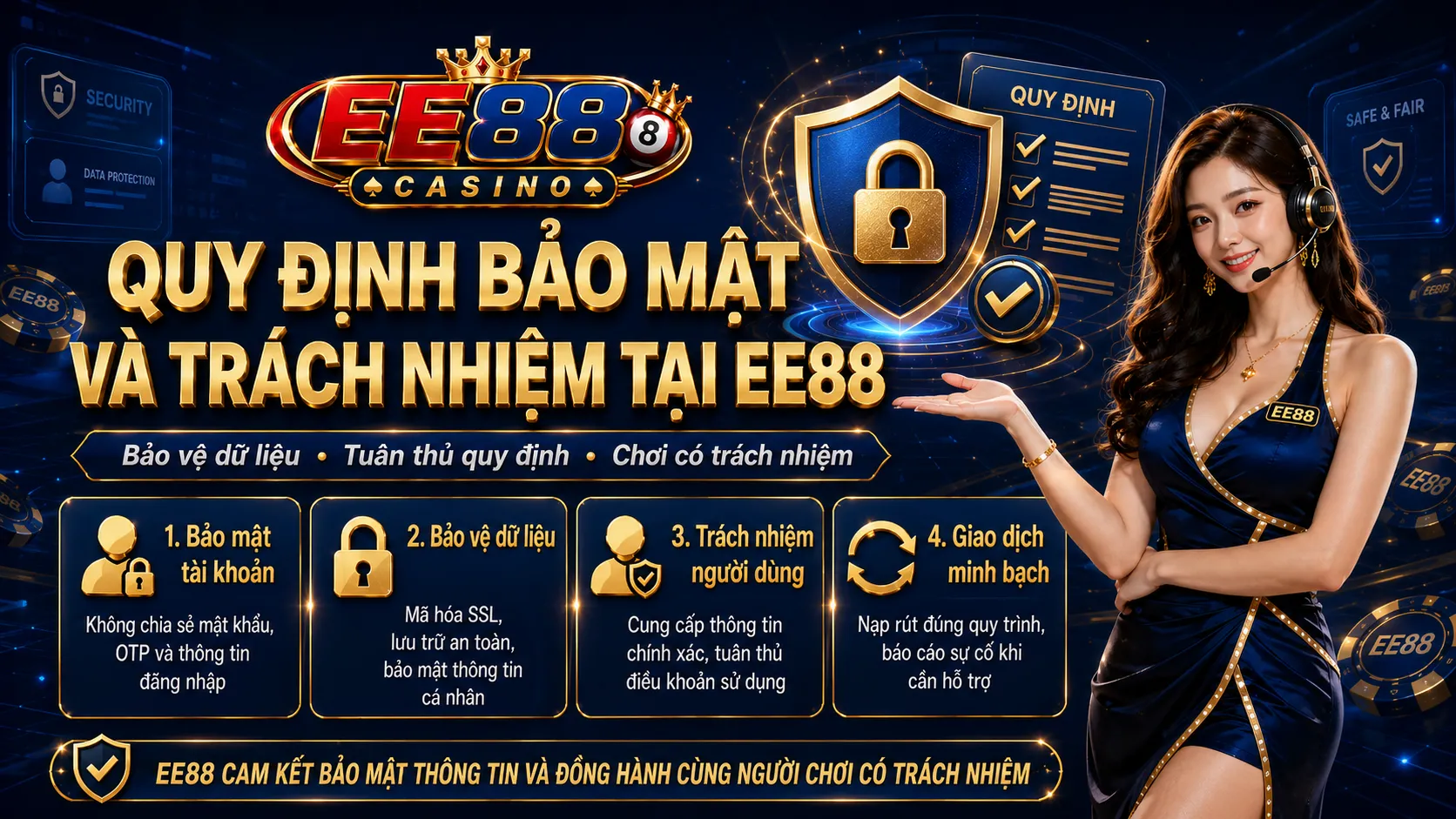 quy định và trách nhiệm của người chơi tại ee88